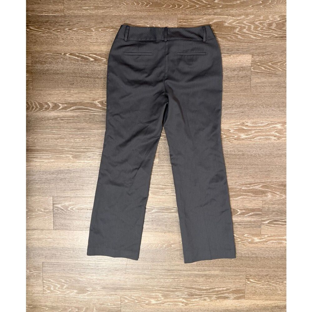 Low rise, pinstripe charcoal business pants, 6P - Picture 3 of 4